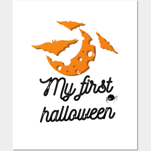 Funny My first bat halloween Posters and Art